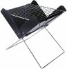 YSSOA 12' Portable Grill Charcoal Barbecue Grill - Folding Grill Notebook Shape Charcoal Grill, Detachable Collapsible