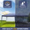 3 x 6m Home Use Outdoor Camping Waterproof Folding Tent with Carry Bag Blue