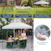 10 x 10 Feet Foldable Outdoor Instant Pop-up Canopy with Carry Bag