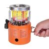 2000W 2 In 1 Camping Stove Tent Heater Outdoor Gas Stove Portable Backpacking Stove