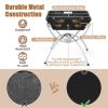 3-in-1 Camping Campfire Grill with Stainless Steel Grills Carrying Bag & Gloves