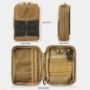 EDC Pouch Tool Pocket Organizer Molle Tool Pouch for Men, Nylon Compact Organizer for Multitools