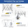 10 x 10 Feet Outdoor Pop-up Patio Canopy for  Beach and Camp